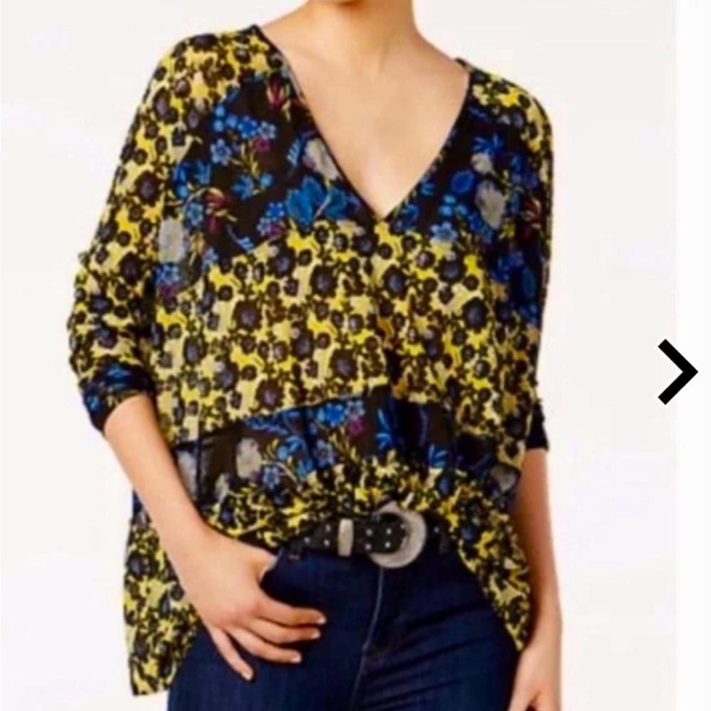 Free People Isabella Floral Tunic